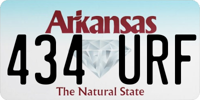 AR license plate 434URF