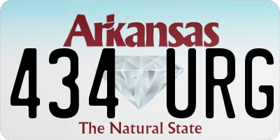 AR license plate 434URG