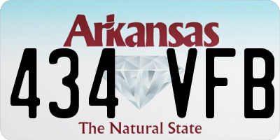 AR license plate 434VFB