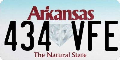 AR license plate 434VFE