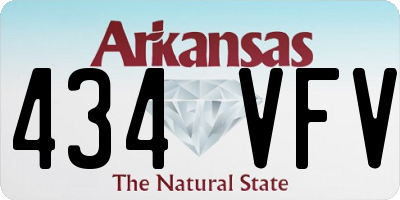 AR license plate 434VFV