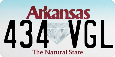 AR license plate 434VGL