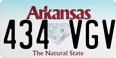 AR license plate 434VGV
