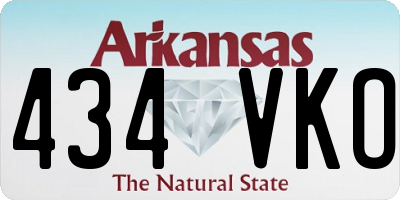 AR license plate 434VKO