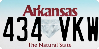 AR license plate 434VKW