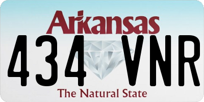 AR license plate 434VNR
