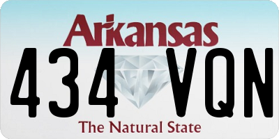 AR license plate 434VQN