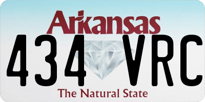AR license plate 434VRC