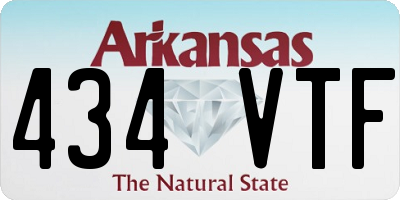 AR license plate 434VTF