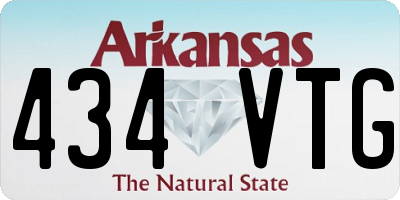 AR license plate 434VTG