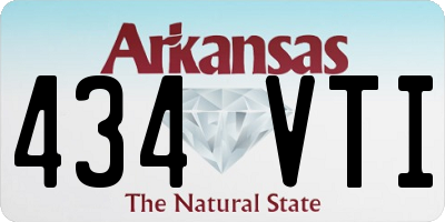 AR license plate 434VTI