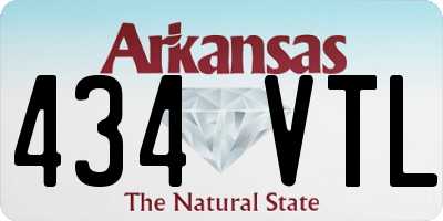 AR license plate 434VTL