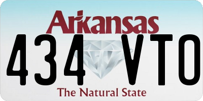 AR license plate 434VTO