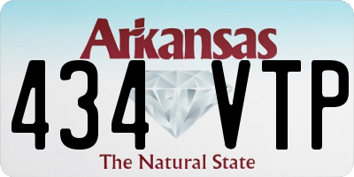 AR license plate 434VTP