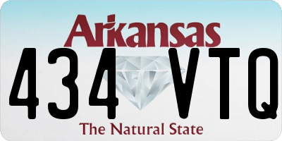 AR license plate 434VTQ