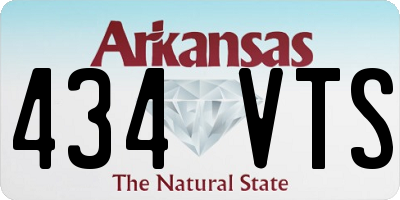 AR license plate 434VTS