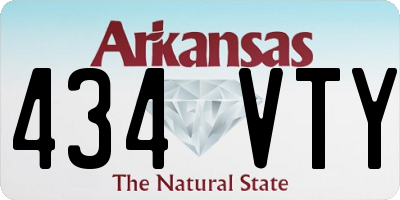 AR license plate 434VTY