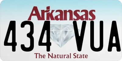 AR license plate 434VUA