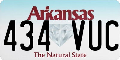 AR license plate 434VUC