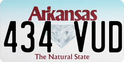 AR license plate 434VUD