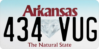 AR license plate 434VUG