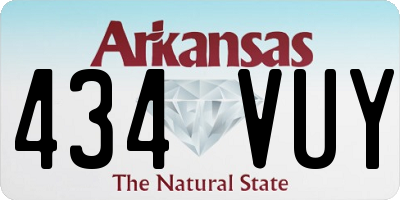 AR license plate 434VUY