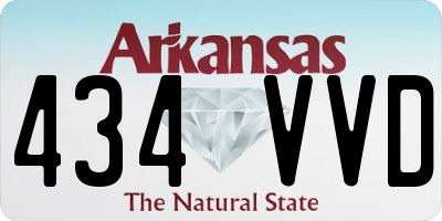 AR license plate 434VVD