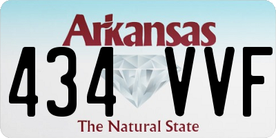AR license plate 434VVF
