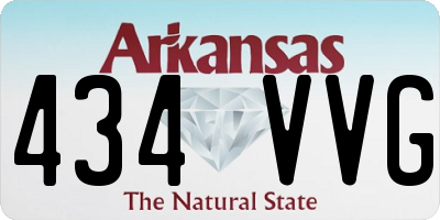 AR license plate 434VVG