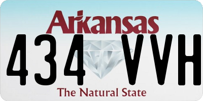 AR license plate 434VVH