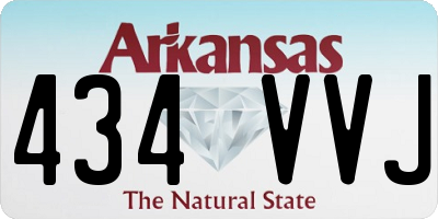 AR license plate 434VVJ