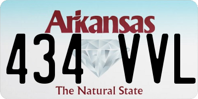 AR license plate 434VVL