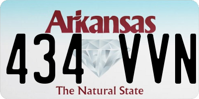 AR license plate 434VVN