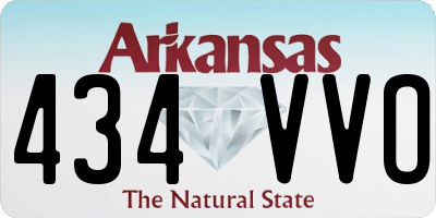 AR license plate 434VVO
