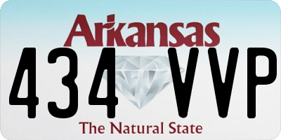 AR license plate 434VVP