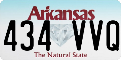 AR license plate 434VVQ