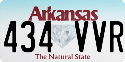 AR license plate 434VVR