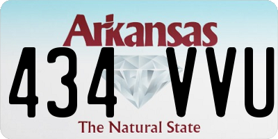 AR license plate 434VVU
