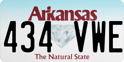 AR license plate 434VWE