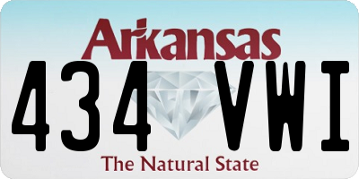 AR license plate 434VWI