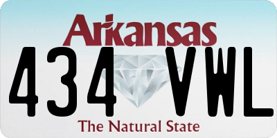 AR license plate 434VWL