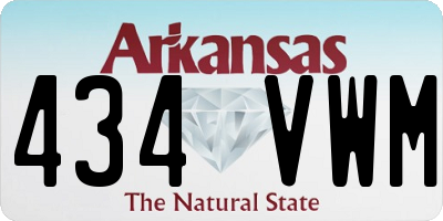 AR license plate 434VWM