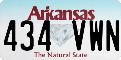 AR license plate 434VWN
