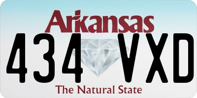 AR license plate 434VXD