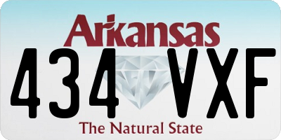 AR license plate 434VXF