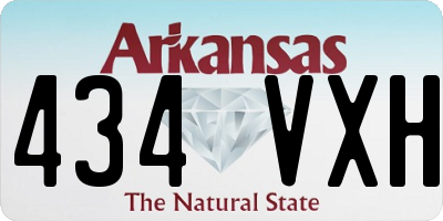 AR license plate 434VXH