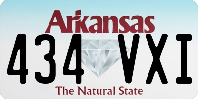 AR license plate 434VXI