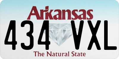 AR license plate 434VXL