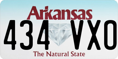 AR license plate 434VXO