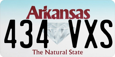 AR license plate 434VXS